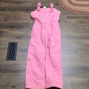 Pink carhartt women’s bibs